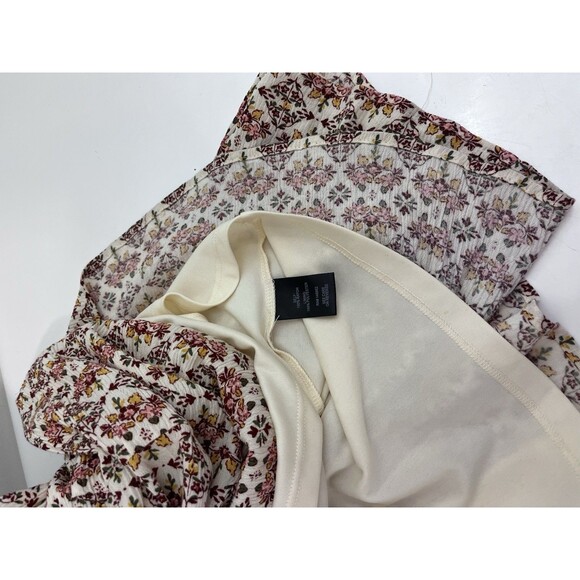 Torrid Midi Gauze Off The Shoulder Tiered Dress Floral Boho Cottagecore Sz 3X - Picture 7 of 8